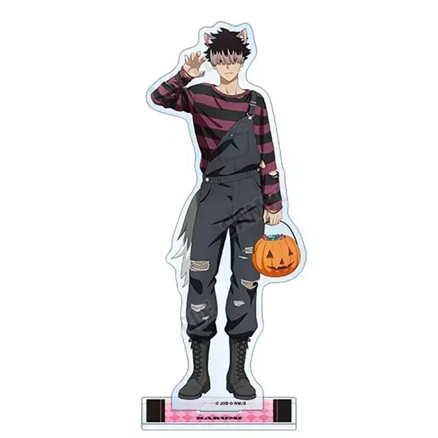 [BUNJANG] Kaiju No. 8 Narumi Gen Halloween Acrylic Standee with Badge Set / 급처나루미 겐 할로윈 아크릴 캔뱃지포함