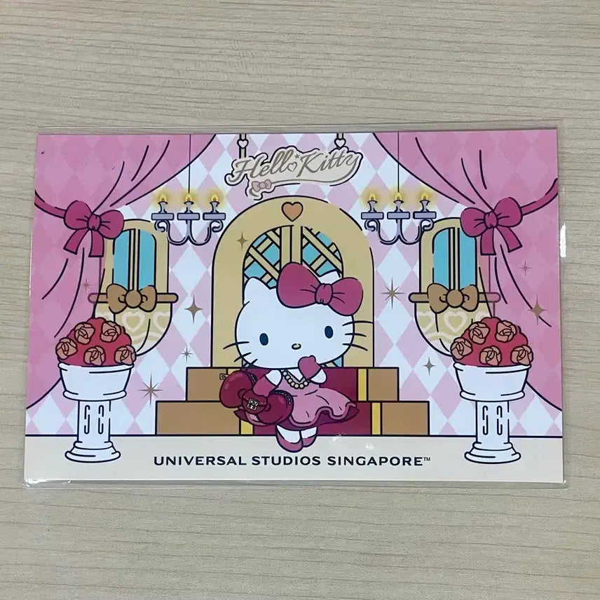 [BUNJANG] Universal Studios Singapore Hello Kitty Postcard / [희귀] 유니버셜 스튜디오 싱가포르 헬로키티 엽서 산리오