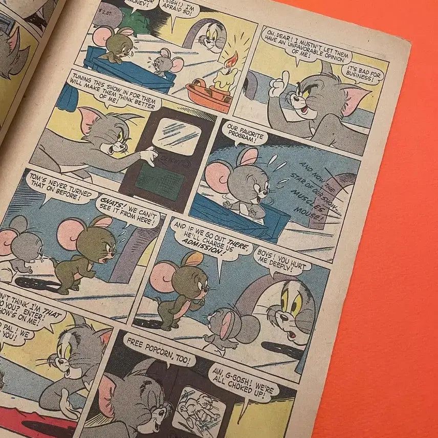 [BUNJANG] 1950s Tom and Jerry Vintage Book - Rare Dell Publishing First Edition / 1960s/오리지널 톰괴제리 빈티지북(rare)