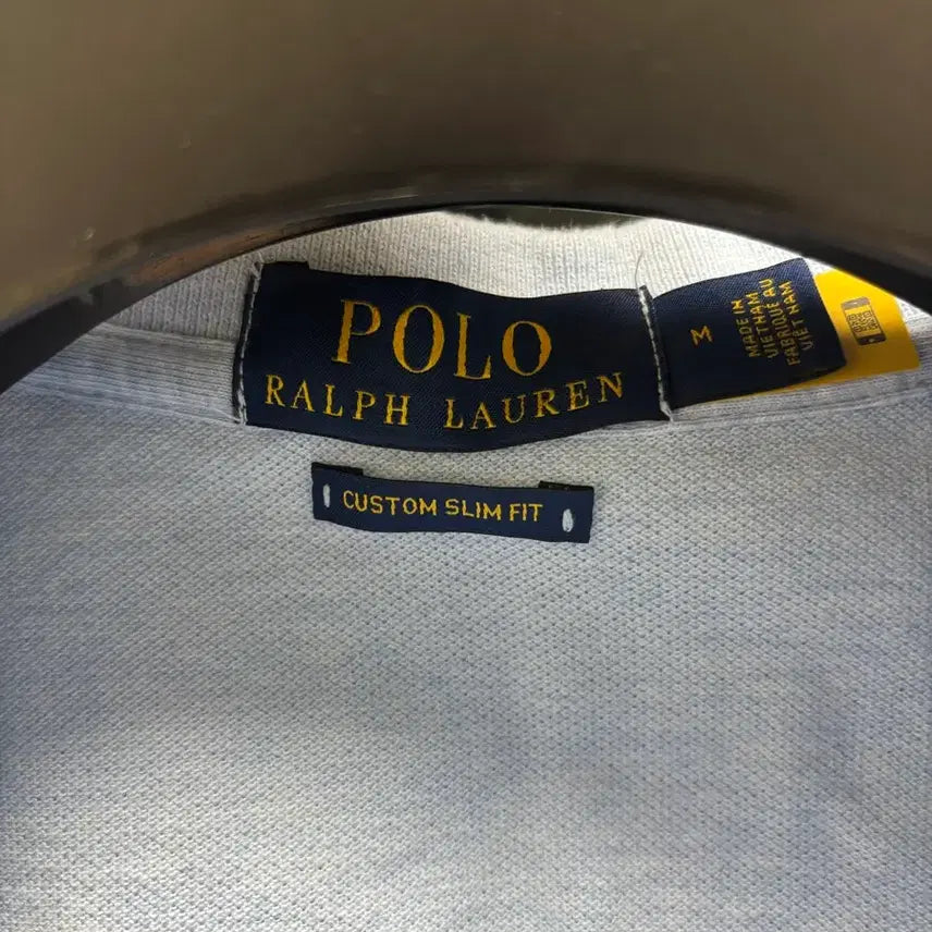[BUNJANG] Polo Ralph Lauren Custom Slim Fit Polo Shirt Light Blue / 폴로 커스텀슬림핏 카라티 M(연한 하늘색)