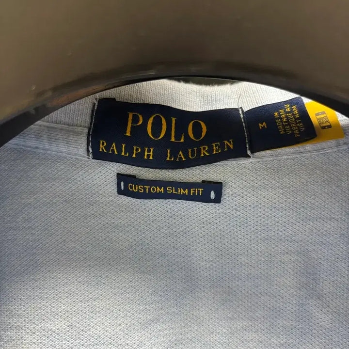 [BUNJANG] Polo Ralph Lauren Custom Slim Fit Polo Shirt Light Blue / 폴로 커스텀슬림핏 카라티 M(연한 하늘색)