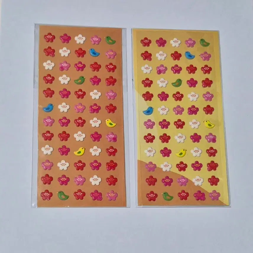 [BUNJANG] Vintage Flower and Bird Sticker Set / 고전 꽃,새 스티커
