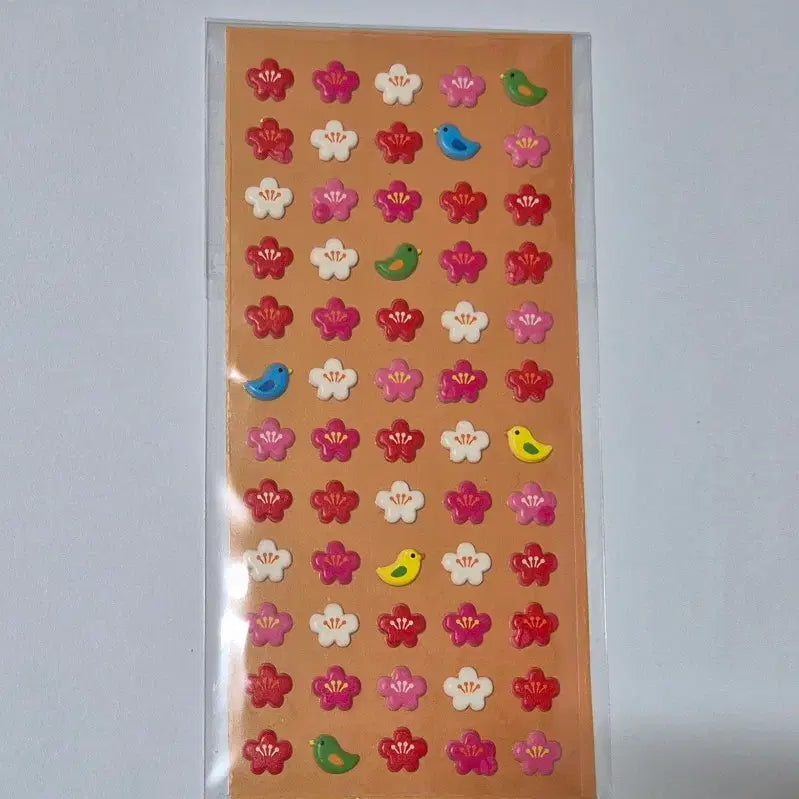 [BUNJANG] Vintage Flower and Bird Sticker Set / 고전 꽃,새 스티커