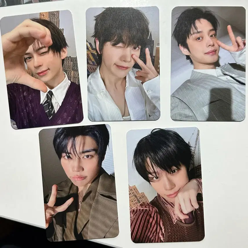 [BUNJANG] ZEROBASEONE Official Broadcast Photocard Bundle Set (5 Photocards) / 제베원 공방포카 역조공 포카 일괄 5장 1세트