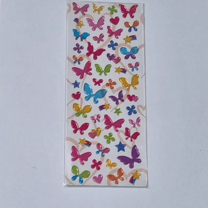 [BUNJANG] Classic Butterfly Transparent Sticker / 고전 나비 투명 스티커
