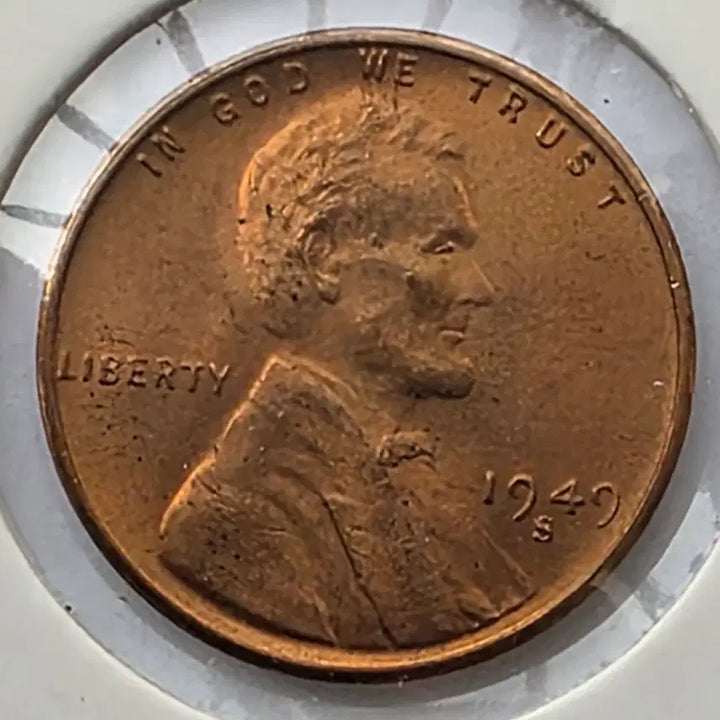 [BUNJANG] 1949-S Lincoln Cent Uncirculated San Francisco Penny / 링컨 1센트 1949_S 년도 미사용 샌프란시스코 페니