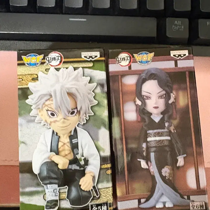 [BUNJANG] Demon Slayer Sanemi/Muzan World Collectable Figure Bundle Set (Sealed) / 미개봉)귀멸의칼날 사네미/무잔 월드콜렉터블 피규어 일괄