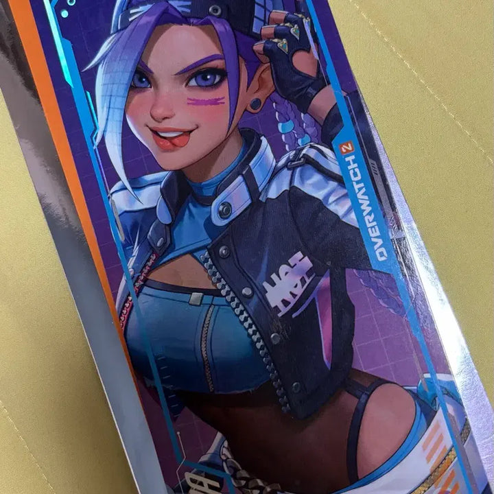 [BUNJANG] Overwatch x LE SSERAFIM Collaboration Sombra Photo Ticket Card / 오버워치 르세라핌 콜라보 솜브라 포토 티켓 카드