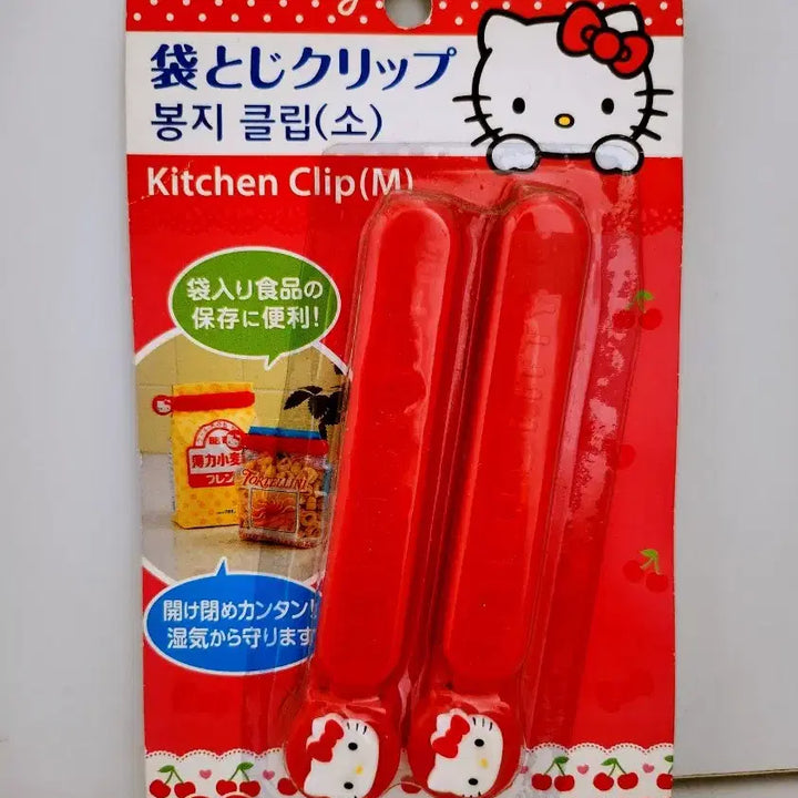[BUNJANG] Sanrio Hello Kitty Bag Clip / [고전완구] 산리오 헬로키티 봉지 클립