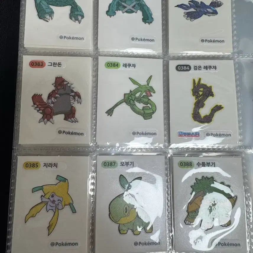 [BUNJANG] Pokemon Sticker Collection (309 pcs) with Pouch / 포켓몬스터 띠부실 북 (309장), 카드
