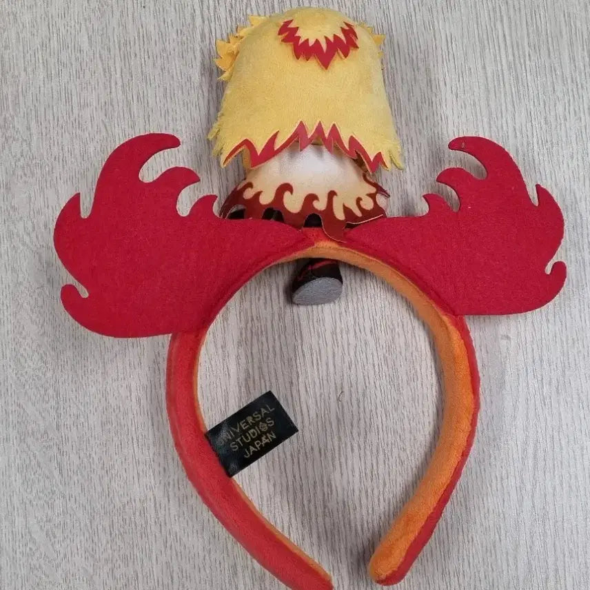 [BUNJANG] Demon Slayer Kyojuro Rengoku Headband - Universal Studios Japan / 귀멸의 칼날 렌고쿠 머리띠ㅡ유니버셜스튜디오