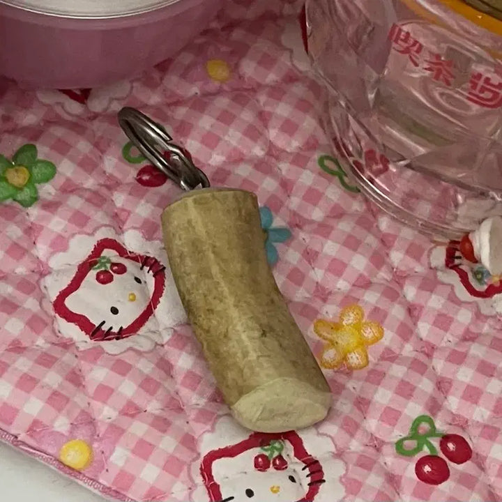 [BUNJANG] Vintage Santa Reindeer Antler Keychain Strap / 고전 빈티지 산타 사슴뿔 키링 키체인 노르웨이 유럽 핸드페인팅 스트랩