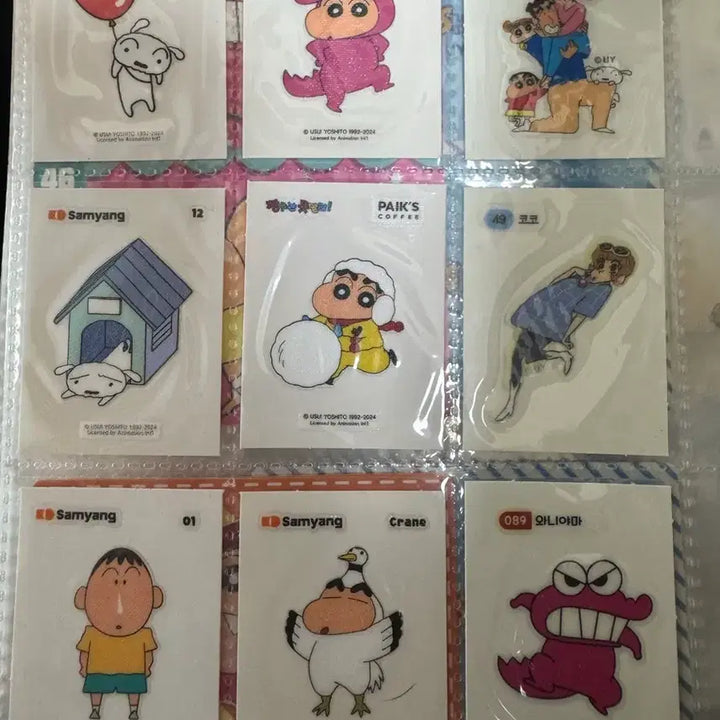 [BUNJANG] Crayon Shin-chan "Ddebu Seal" Sticker Bundle (36 pcs) / 짱구 띠부실, 스티커 총36장