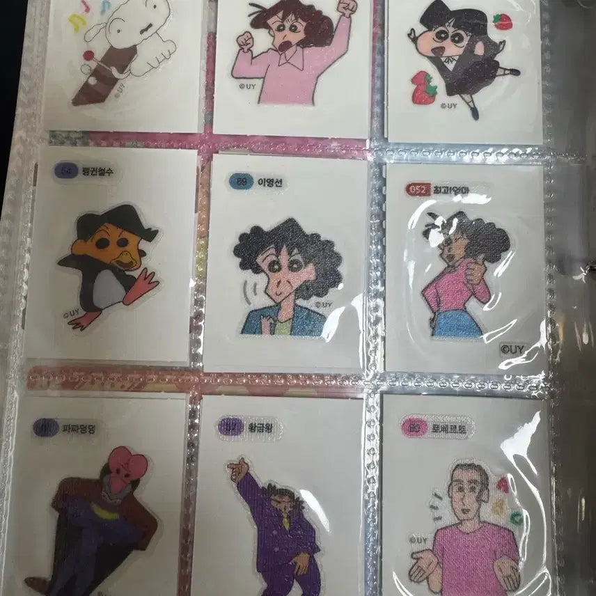 [BUNJANG] Crayon Shin-chan "Ddebu Seal" Sticker Bundle (36 pcs) / 짱구 띠부실, 스티커 총36장