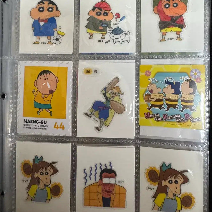 [BUNJANG] Crayon Shin-chan "Ddebu Seal" Sticker Bundle (36 pcs) / 짱구 띠부실, 스티커 총36장