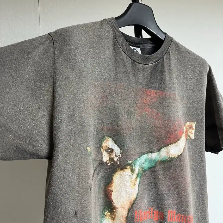[BUNJANG] Marilyn Manson Vintage Band T-Shirt / 빈티지 마릴린 맨슨 반팔 티셔츠   밴드티