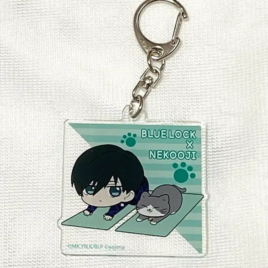 [BUNJANG] Blue Lock Rin Itoshi Nekoozi Keychain / 블루록 이토시 린 네코오지 키링