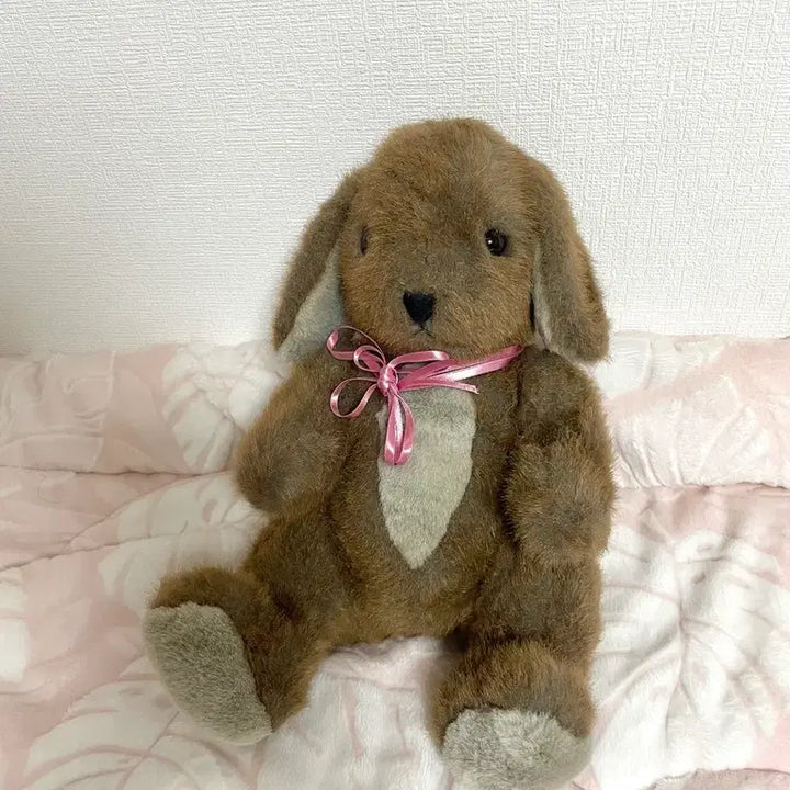 [BUNJANG] Vintage Dog Rabbit Plush Doll / 빈티지 강아지 토끼 인형 레트로 고전