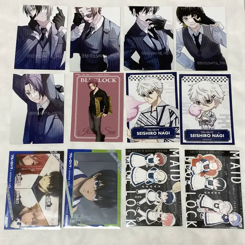 [BUNJANG] Blue Lock Pop-up Store Exclusive Mini Bromide Set (Isagi, Nagi, Reo, Chigiri, Rin, Otoya) / 블루록 넷프리 특전 미니브로마이드 레오 이사기 나기 사에 린 오토야