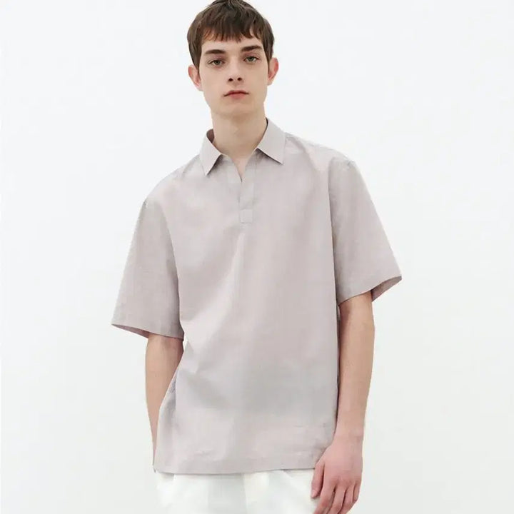 [BUNJANG] Mind Bridge Linen Blend Oversized Short Sleeve Shirt Size 105 / (새제품)마인드브릿지 린넨혼방 오버핏 반팔셔츠 105사이즈 팔아요