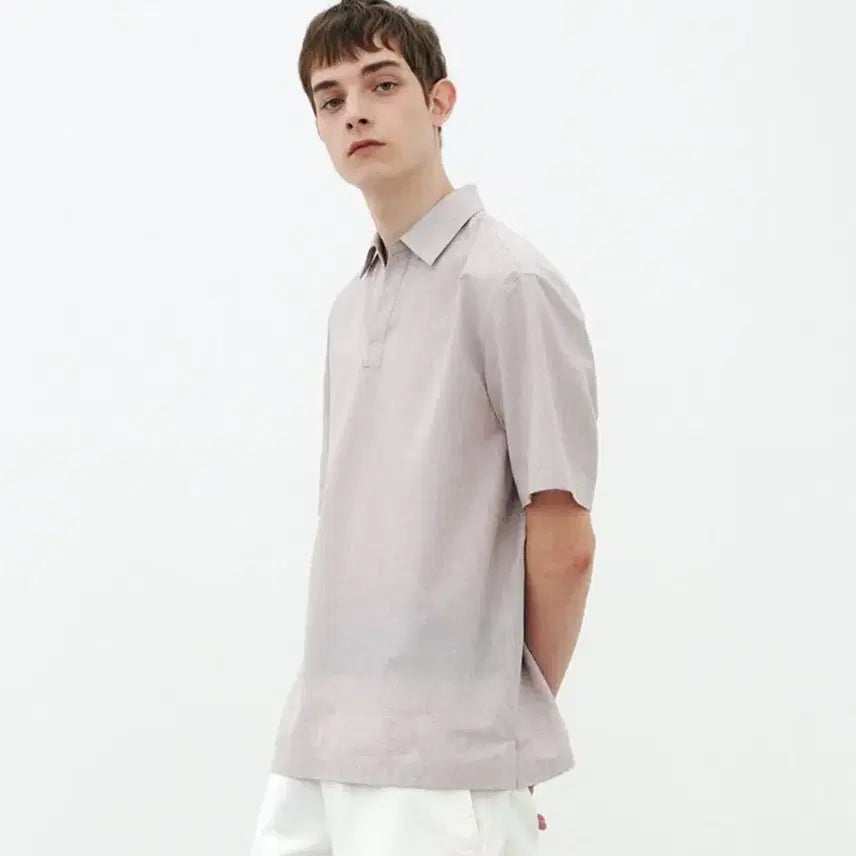 [BUNJANG] Mind Bridge Linen Blend Oversized Short Sleeve Shirt Size 105 / (새제품)마인드브릿지 린넨혼방 오버핏 반팔셔츠 105사이즈 팔아요