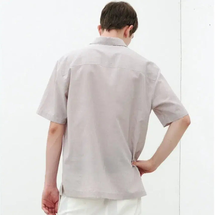 [BUNJANG] Mind Bridge Linen Blend Oversized Short Sleeve Shirt Size 105 / (새제품)마인드브릿지 린넨혼방 오버핏 반팔셔츠 105사이즈 팔아요