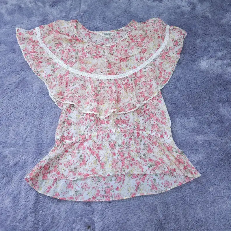 [BUNJANG] Thursday Island Blouse / 90(M) 써스데이아일랜드 블라우스 | 0519B13