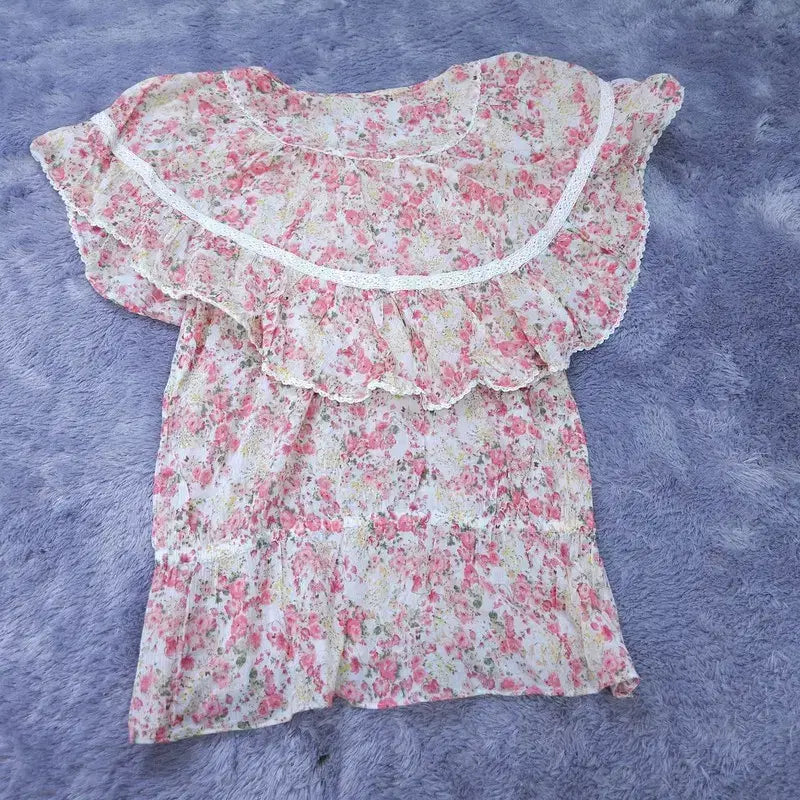 [BUNJANG] Thursday Island Blouse / 90(M) 써스데이아일랜드 블라우스 | 0519B13