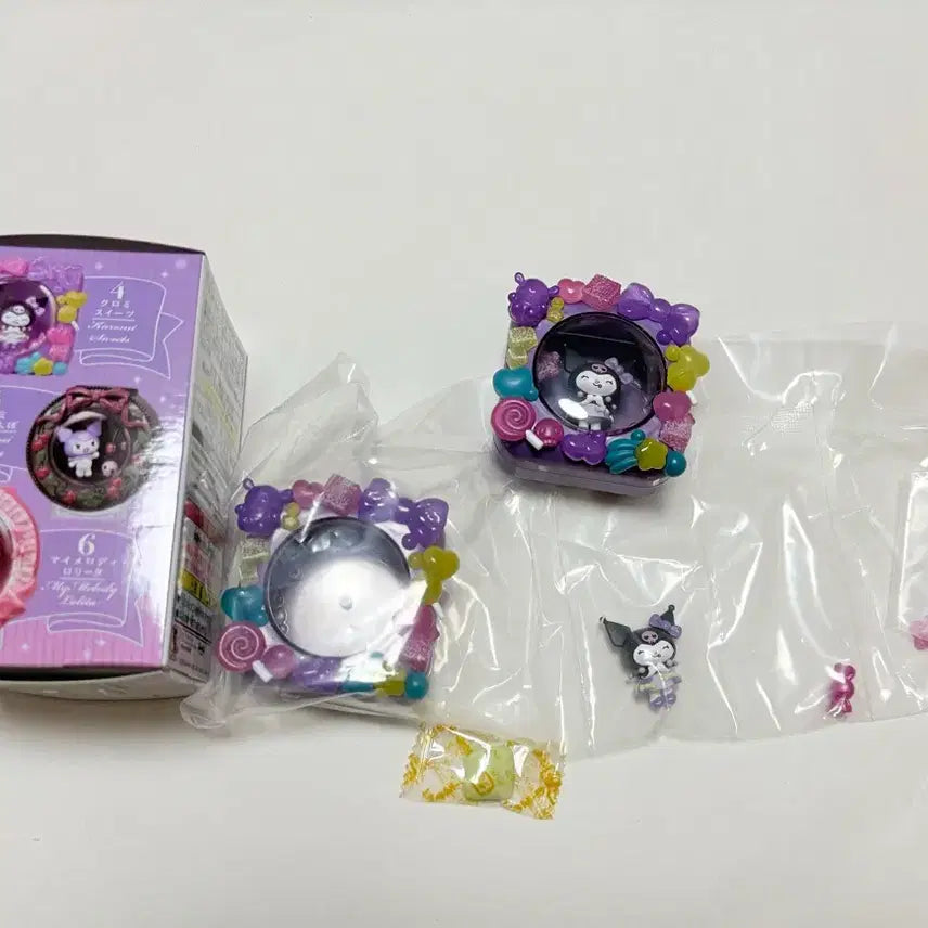 [BUNJANG] Sanrio Kuromi My Melody Melty Compact Set / (정품)쿠로미 마이멜로디 멜티 콤팩트 컴팩트 리멘트 4번