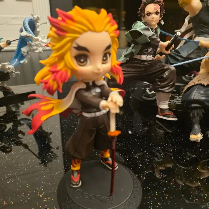 [BUNJANG] Demon Slayer Kyojuro Rengoku Qposket Figure / 귀멸의 칼날 렌고쿠 쿄쥬로 Qposket 피규어