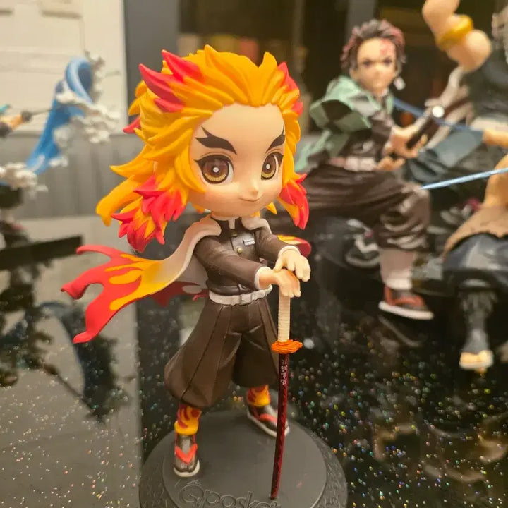 [BUNJANG] Demon Slayer Kyojuro Rengoku Qposket Figure / 귀멸의 칼날 렌고쿠 쿄쥬로 Qposket 피규어