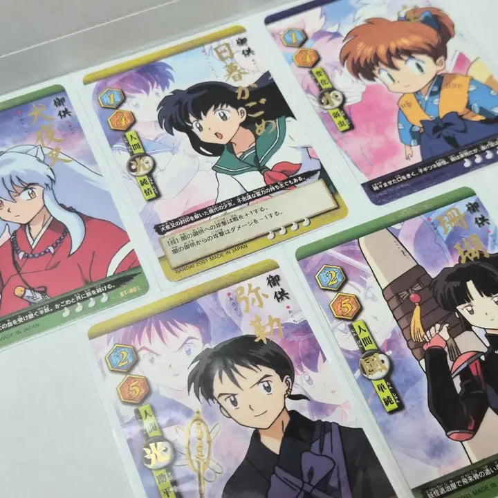 [BUNJANG] Inuyasha Classic Card Starter Pack Main Set (5 Cards) / 일괄)고전 이누야샤 카드 스타터팩 메인 5장
