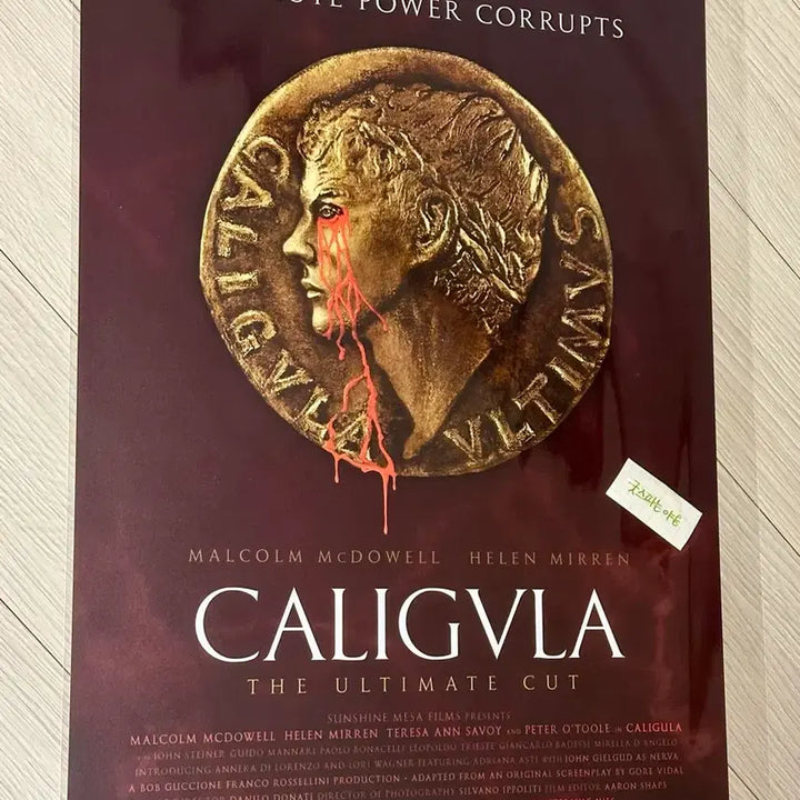 [BUNJANG] Caligula Ultimate Cut Uncensored Edition A3 Poster / [전용박스포장]영화 칼리굴라 얼티메이트컷 무삭제판 포스터(A3)칼리굴라