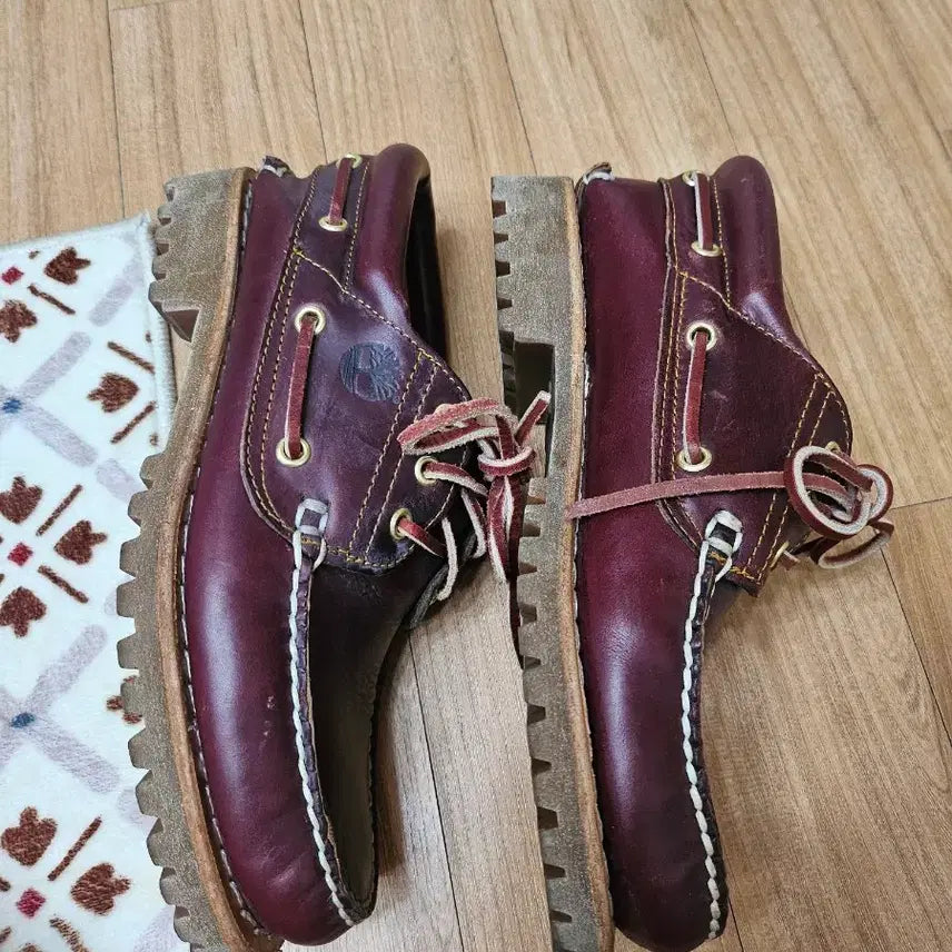 [BUNJANG] Timberland 3-Eye Boat Shoes Burgundy / 팀버랜드 3아이 보트 슈즈 버건디