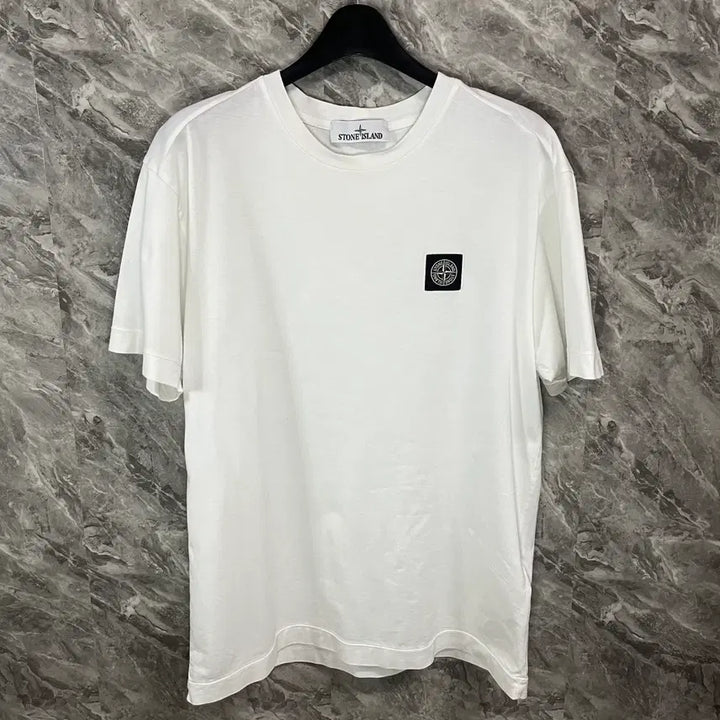 [BUNJANG] Stone Island Short Sleeve T-Shirt White M / [M] 스톤아일랜드 반팔 화이트