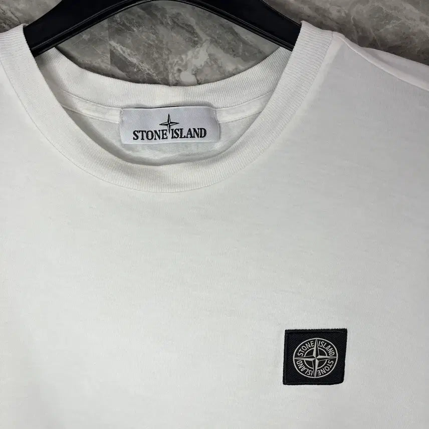 [BUNJANG] Stone Island Short Sleeve T-Shirt White M / [M] 스톤아일랜드 반팔 화이트