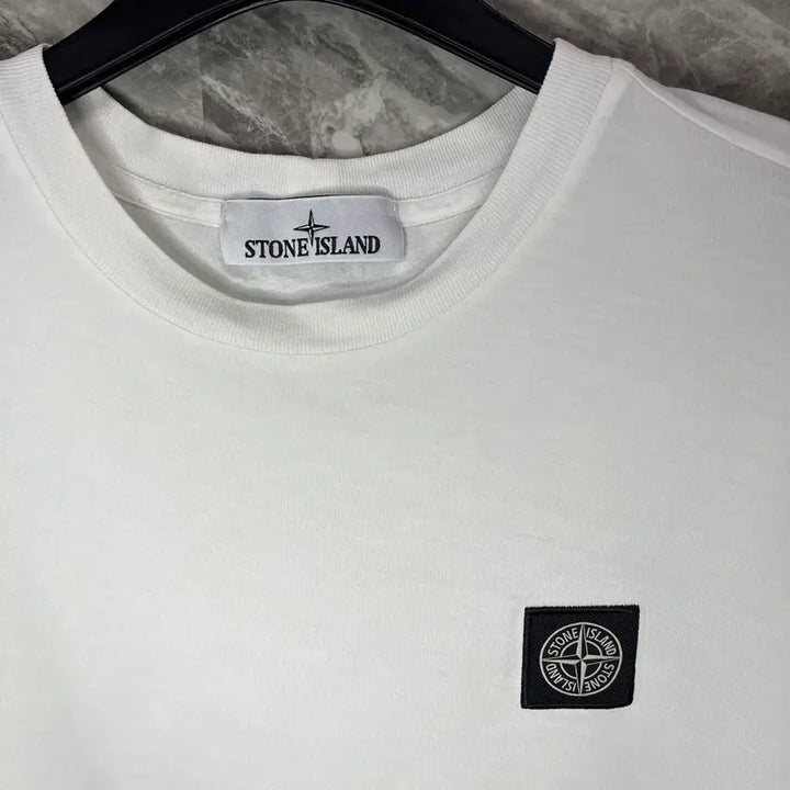 [BUNJANG] Stone Island Short Sleeve T-Shirt White M / [M] 스톤아일랜드 반팔 화이트