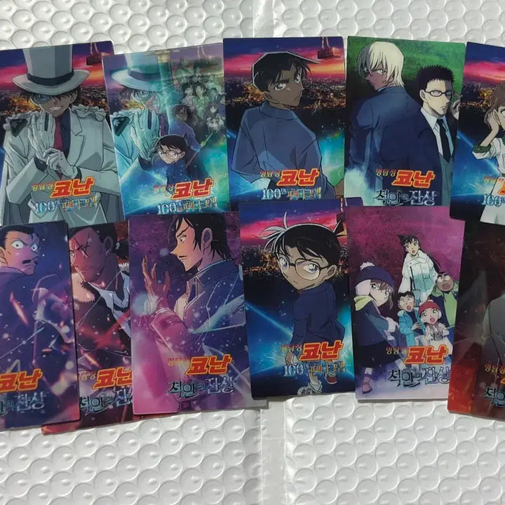 [BUNJANG] Detective Conan Lenticular Card, Trump Card, Badge, and Four-Cut Photo Bundle Set / 명탐정 코난 렌티큘러 카드 트럼프 카드 뱃지 네컷 일괄