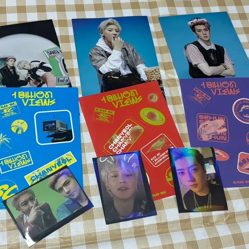 [BUNJANG] EXO Sehun Chanyeol 1 Billion Views Album Bundle Set (Photocard Included) / 엑소 세훈 찬열 10억뷰 앨범 일괄(포카O)