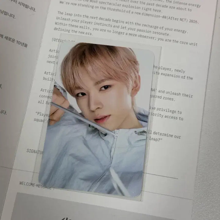 [BUNJANG] NCT WISH Yushi 10th Anniversary Popup Photocard / 엔시티 위시 유우시 10주년 팝업 입장 포카