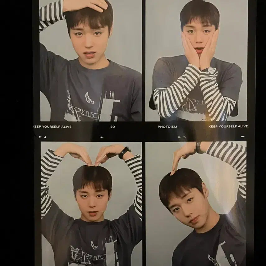 [BUNJANG] Park Jihoon Snappyism 4-Cut Sticker / 박지훈 스내피즘 네컷 스티커