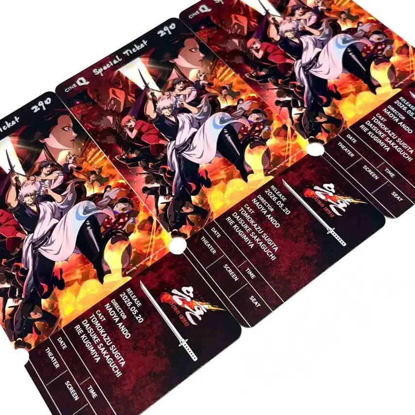 [BUNJANG] Gintama Special Ticket 2-Type Set Bundle / {최저가}은혼 스페셜티켓 2종세트 일괄 판매!!(거래내역,후기많음)
