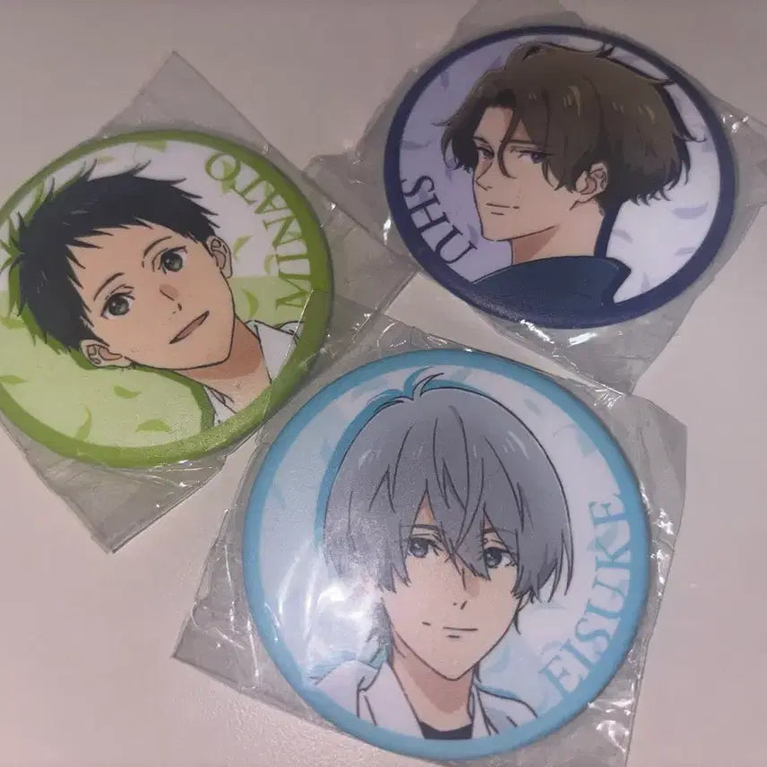 [BUNJANG] Tsurune Minato, Shuu, Nikaido Badge Bundle Set / 츠루네 미나토, 슈, 니카이도 뱃지 일괄 판매합니다.