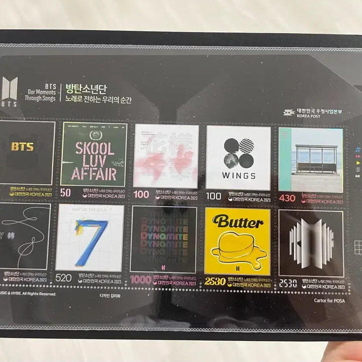 [BUNJANG] BTS 10th Anniversary Commemorative Stamp Set / BTS 방탄소년단 10주년 기념우표 양도