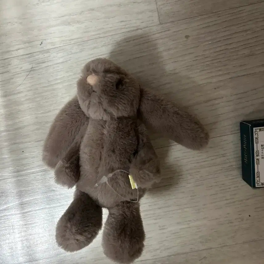 [BUNJANG] Moca Brown Plush Doll / 토끼 인형 모카 브라운 봉제인형