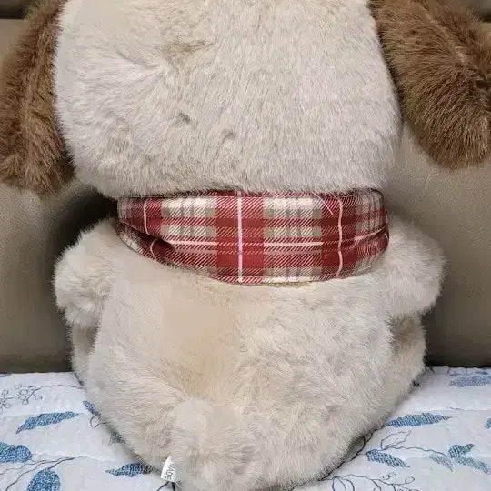 [BUNJANG] Todo Toys Checkered Scarf Plush Doll 30cm / Todo Toys 체크 머플러30cm인형(새상품)