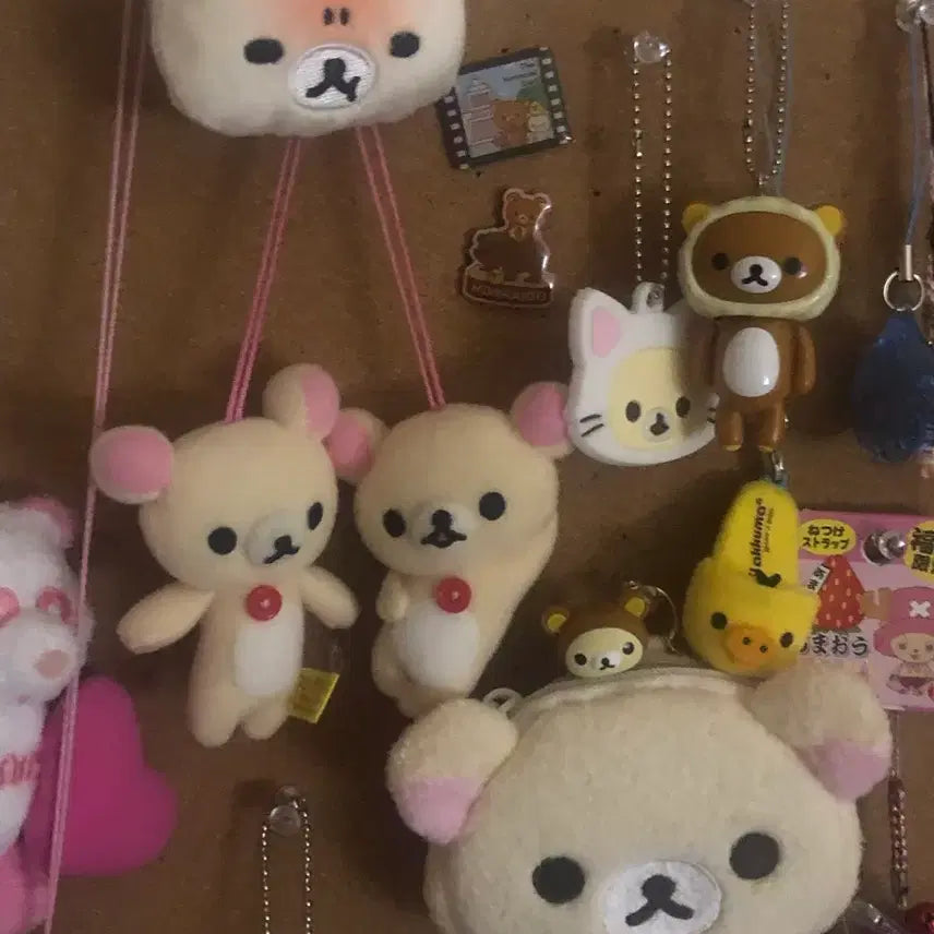 [BUNJANG] Rilakkuma Korilakkuma Plushie/Keychain Set / 리락쿠마 코리락쿠마 인형/키링 모음