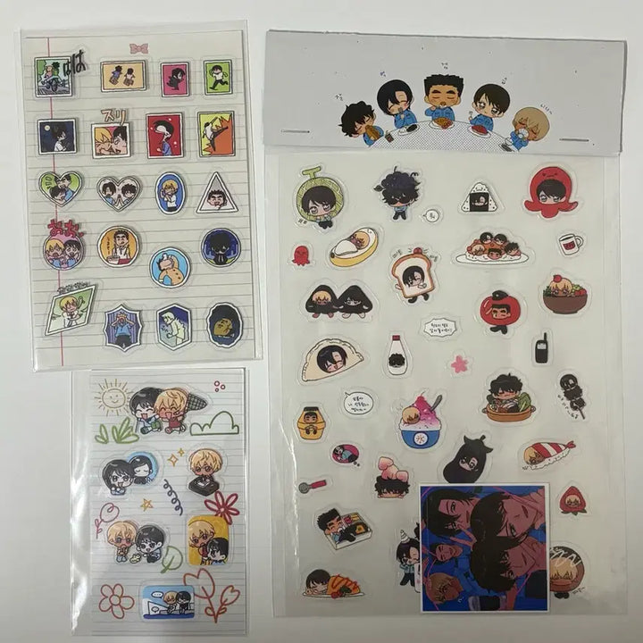 [BUNJANG] Detective Conan: The Bride of Halloween Police Squad Poster &amp; Sticker Bundle / 명탐정 코난 할로윈의신부 포스터 경찰동기조 스티커