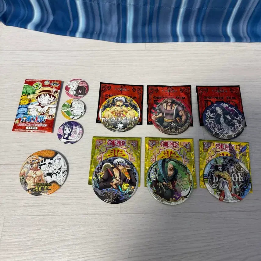[BUNJANG] One Piece Anime Can Badges Bundle Set / 원피스 캔뱃지 10개 일괄+배송비포함