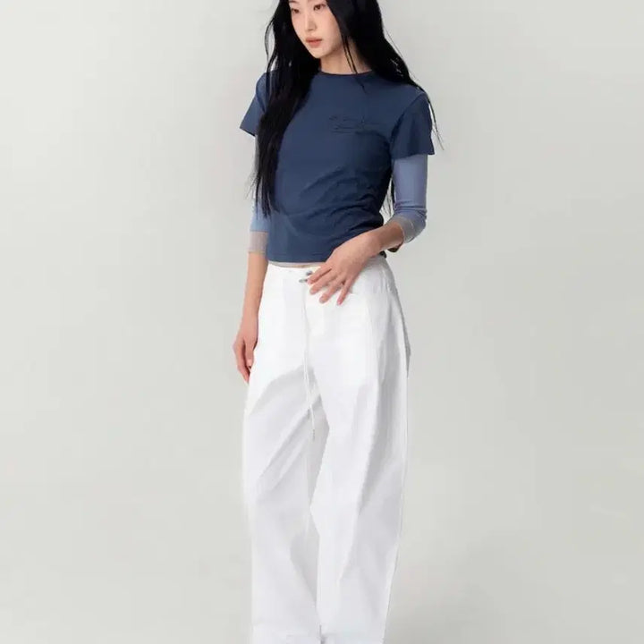 [BUNJANG] GLOWNY Glass Club Tee Navy / 글로니(GLOWNY) GLASS CLUB TEE 클래스 클럽 티 네이비